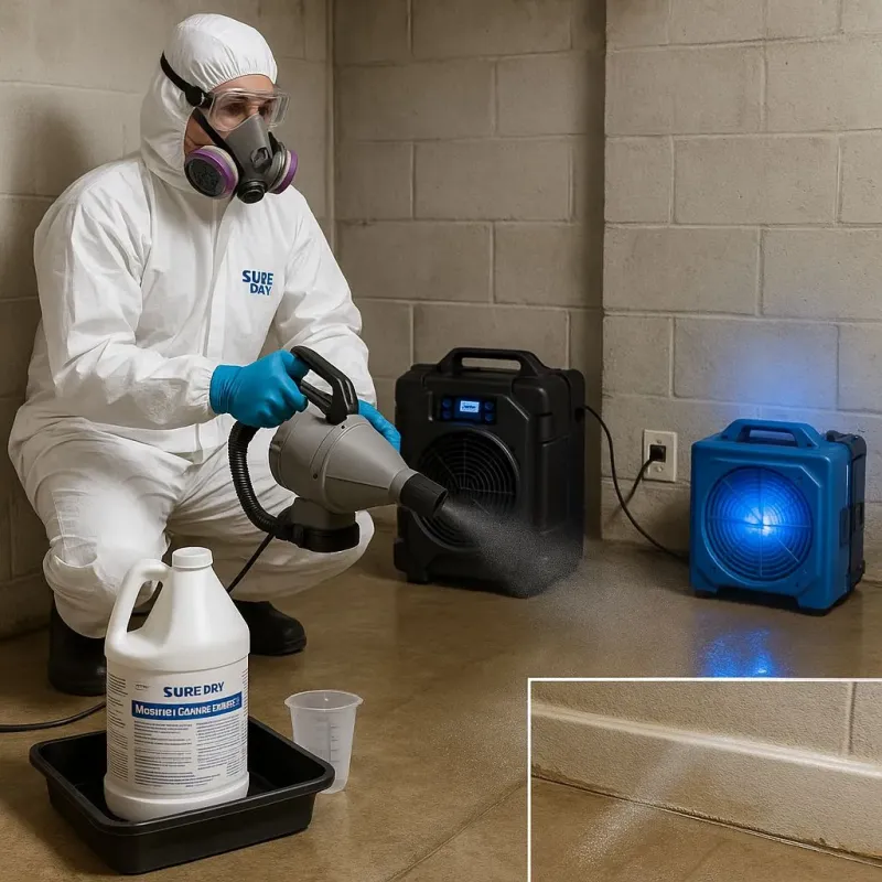 Sanitization and Odor Removal process in Old Saybrook, CT